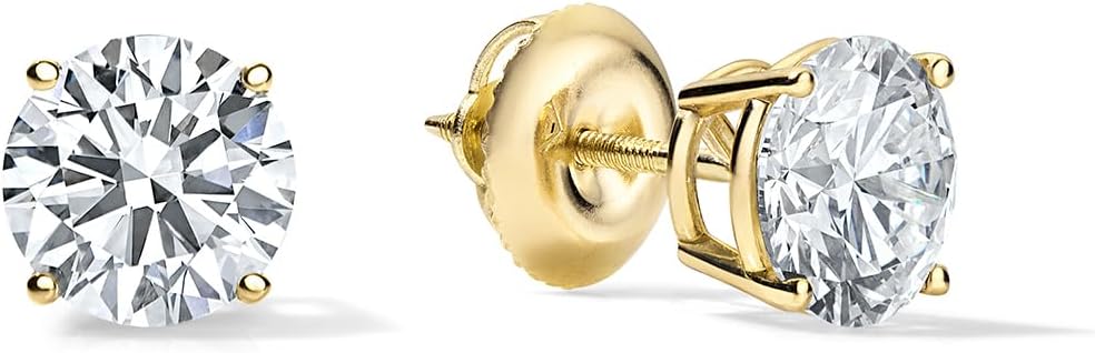IGI Certified Lab Grown Diamond Earrings For Men and Women