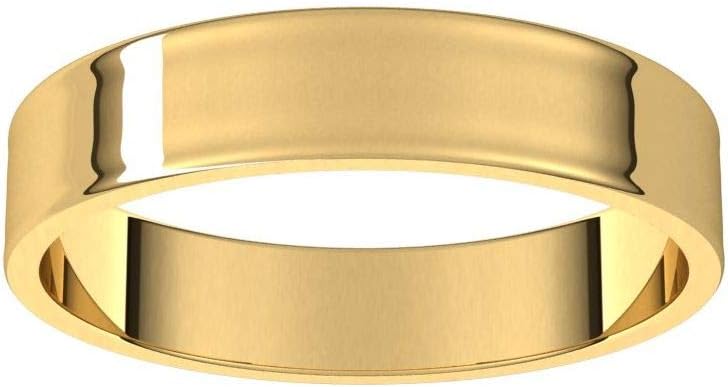 4mm Solid Gold Wedding Band