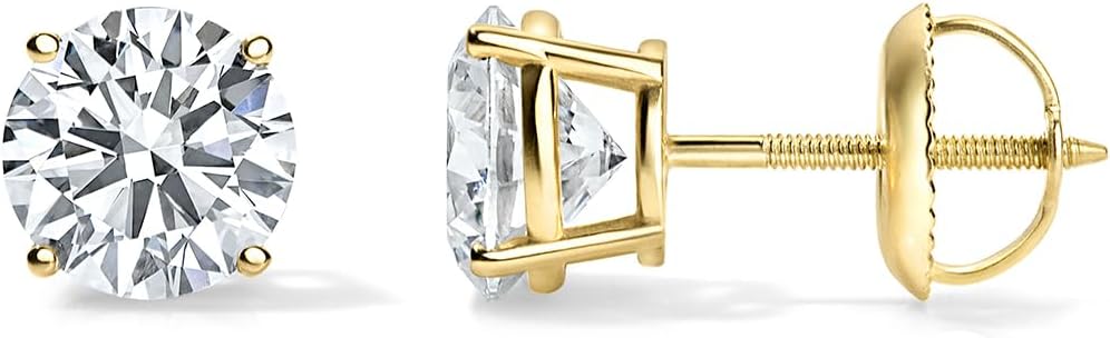 IGI Certified Lab Grown Diamond Earrings For Men and Women