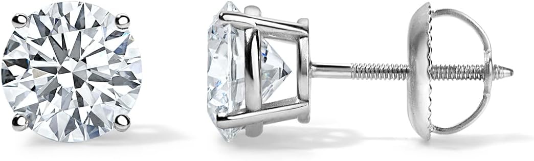 IGI Certified Lab Grown Diamond Earrings For Men and Women