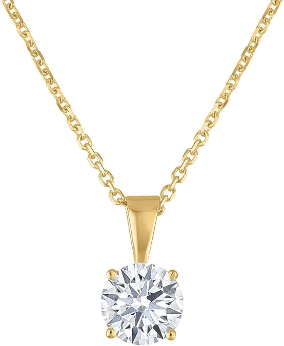 Solitaire Diamond Necklace