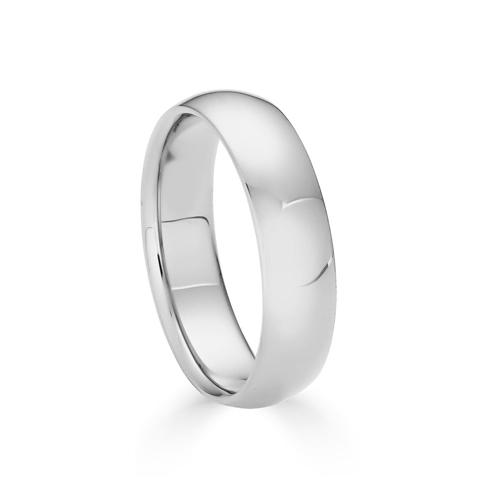 5mm Solid Gold Wedding Band