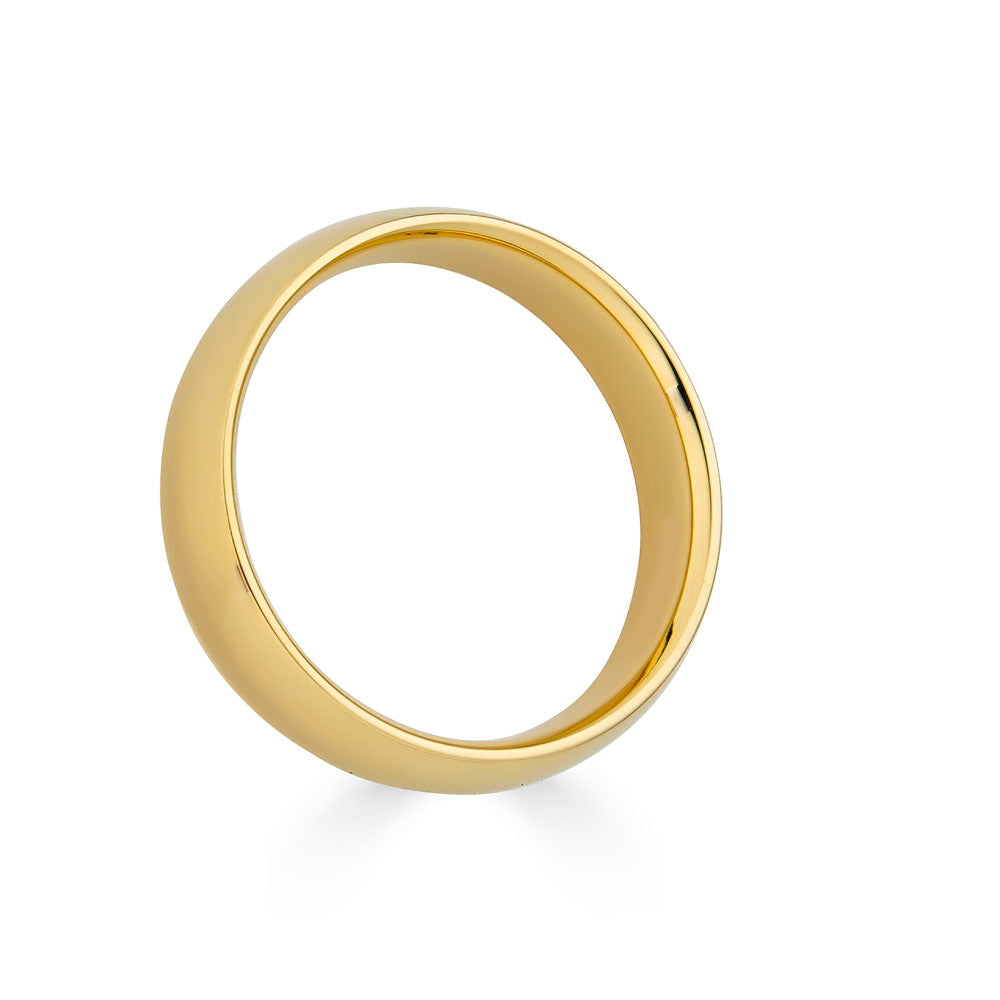 5mm Solid Gold Wedding Band