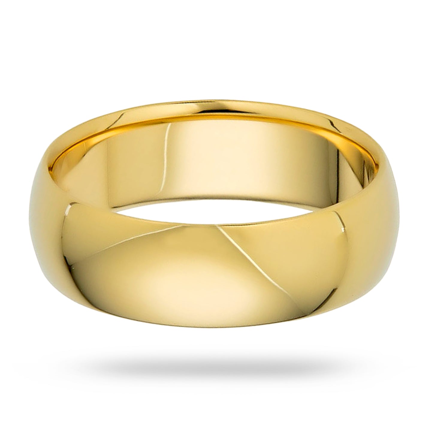 6mm Solid Gold Wedding Band