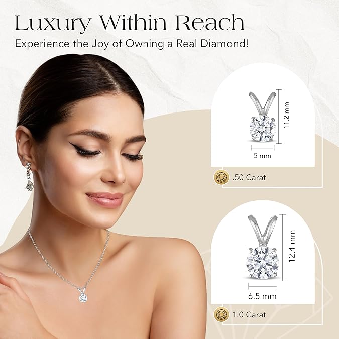 Solitaire Diamond Necklace