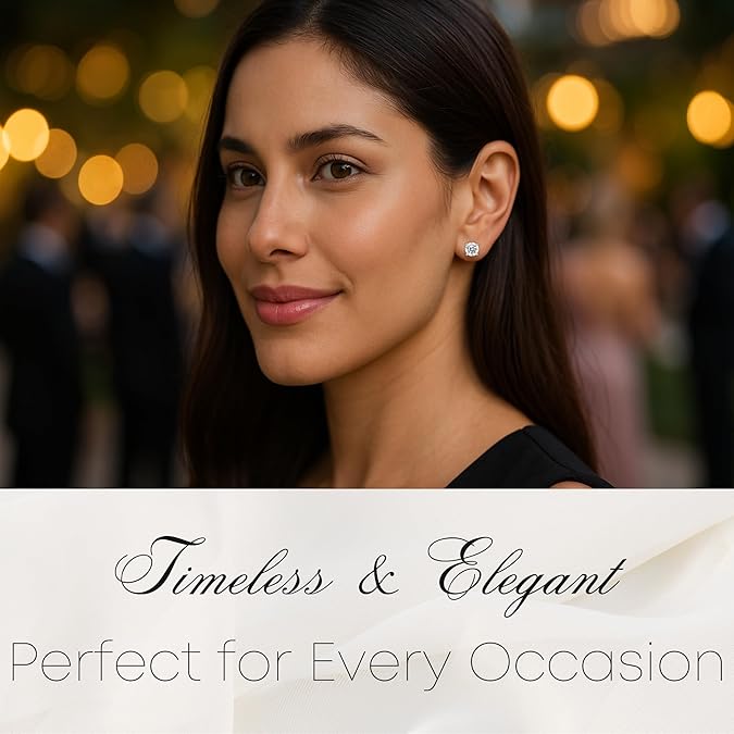 IGI Certified Lab Grown Diamond Earrings For Men and Women
