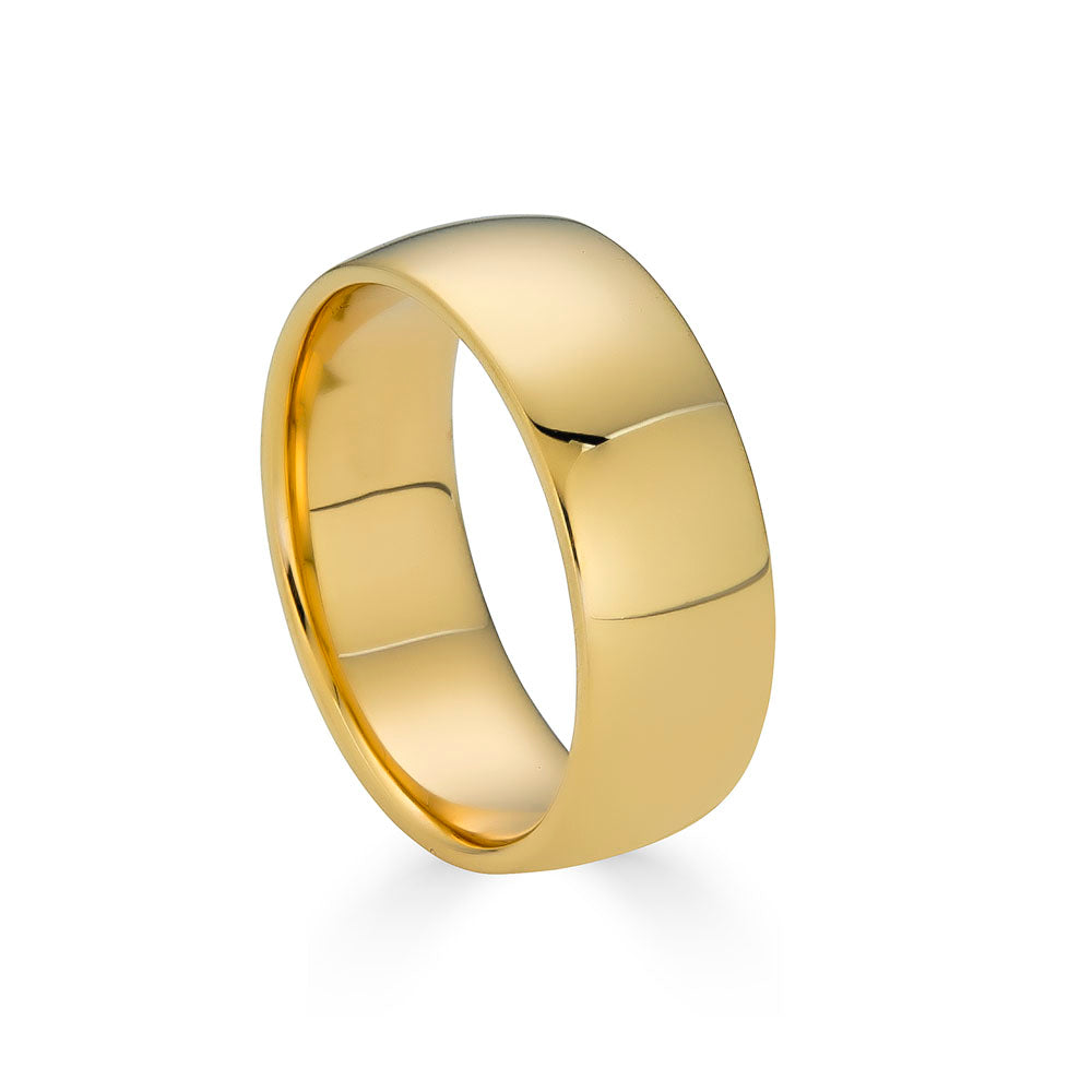 7mm Solid Gold Wedding Band