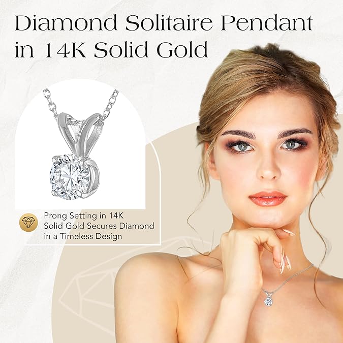 Solitaire Diamond Necklace