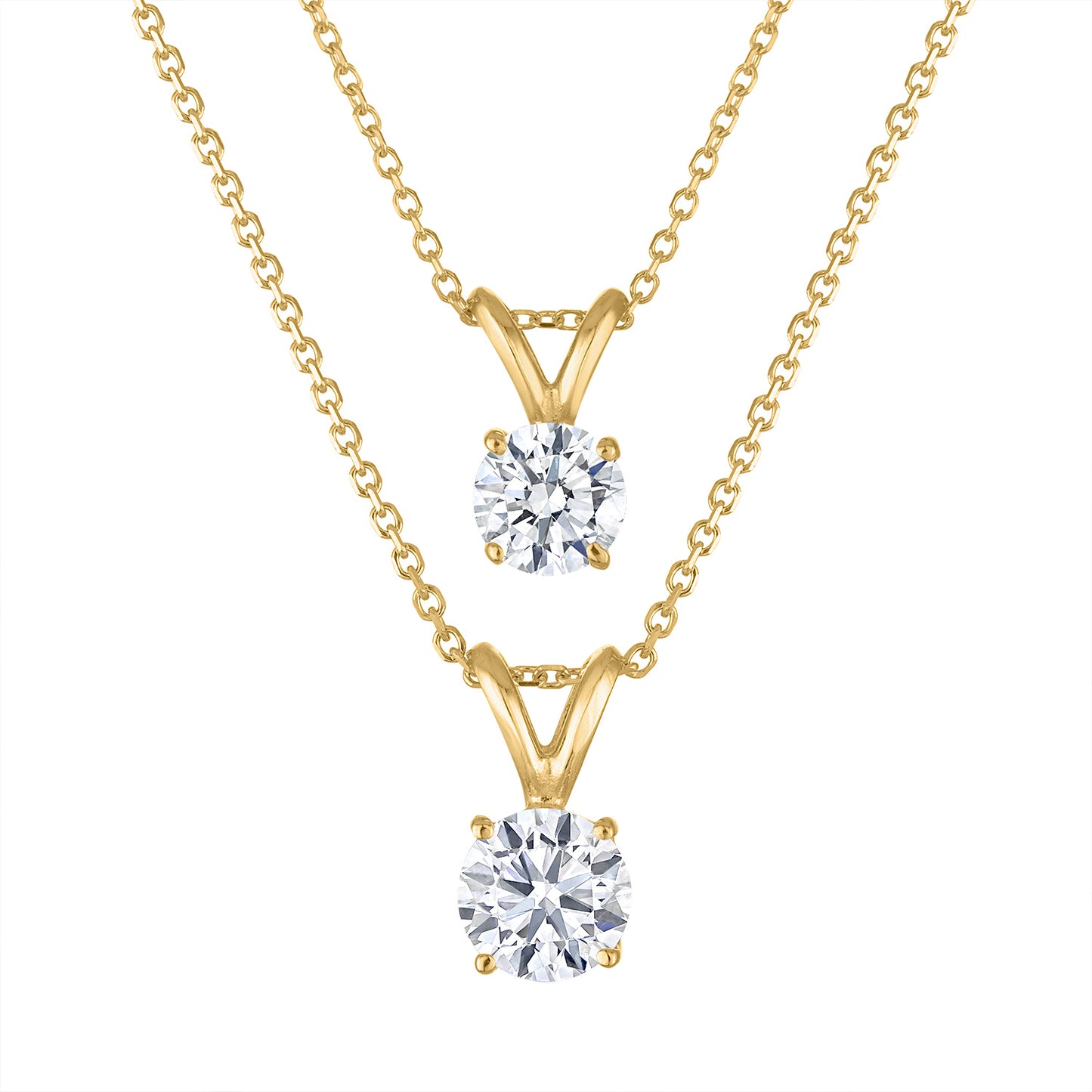 Solitaire Diamond Necklace