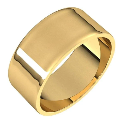 8mm Solid Gold Wedding Band