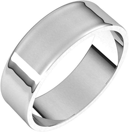 6mm Solid Gold Wedding Band, Yellow or White Gold Ring, Comfort Fit 10k or 14k Womens and Mens Wedding Band