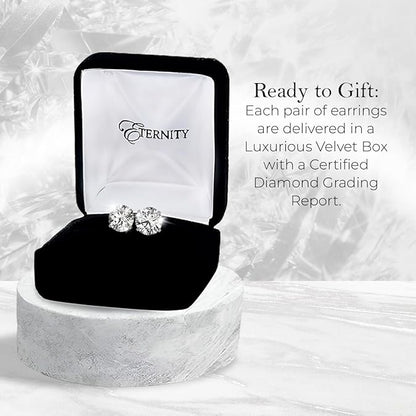Diamond Stud Earrings for Women and Men