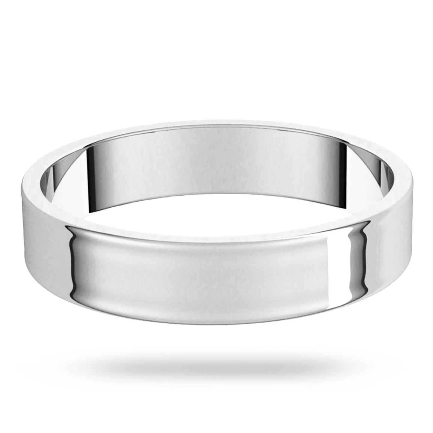 4mm Solid Gold Wedding Band