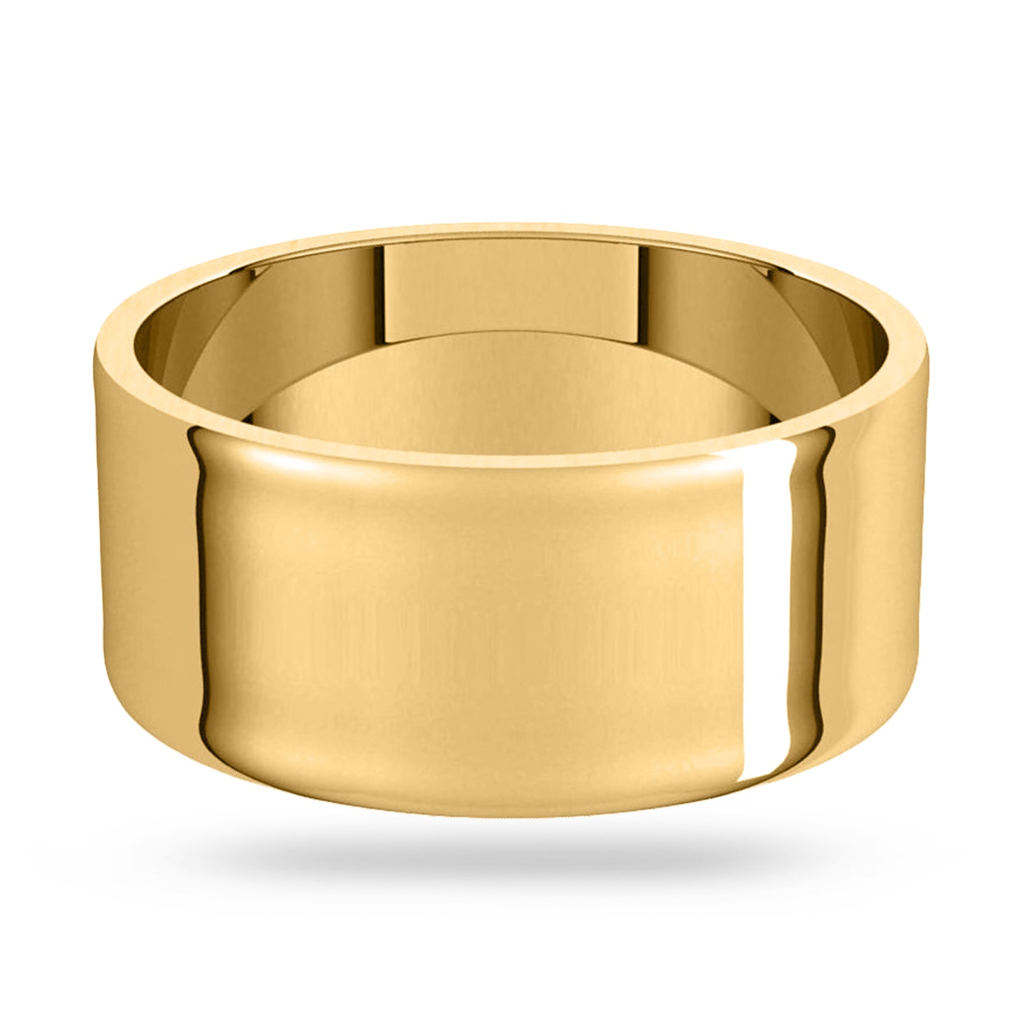 8mm Solid Gold Wedding Band