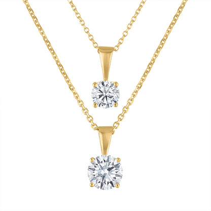 Solitaire Diamond Necklace