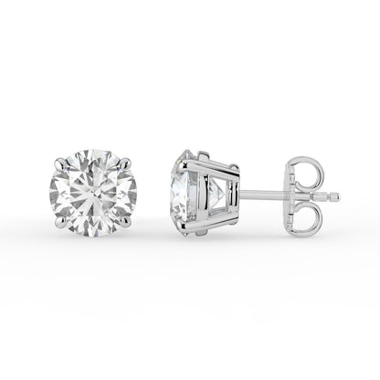 Certified Diamond Stud Earrings